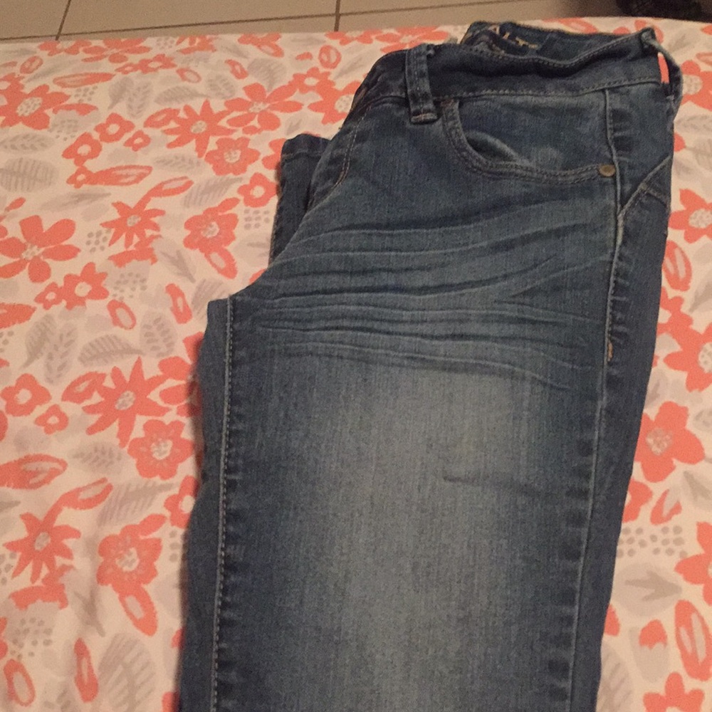 Blue Asphalt Denim Skinny Jeans